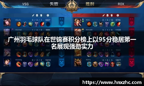 广州羽毛球队在世锦赛积分榜上以95分稳居第一名展现强劲实力